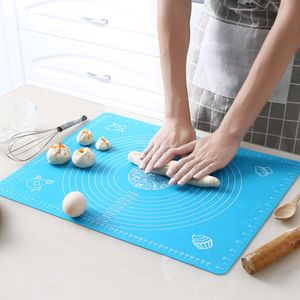 Büyük silikon pasta tahtaları mutfak yoğurma haddeleme hamur fırınlama mat pedler pişirme kek araçları sayfa aksesuarları