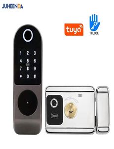 App Tuya APP doppio lato impronta Impronta impermeabile Password digitale Password RFID Keyless Entry Porta Lock 2207042078930