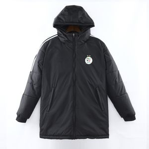 22-23 Algeriet Mäns ner Winter Leisure Sport Jacket Långärmkläder Fashion Coat Ytterkläder Puffer Parkas Team Emblem Customized