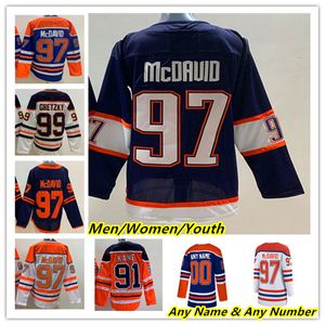 Edmonton Connor McDavid Koszulki hokejowe Jack Campbell Leon Draisaitl Darnell Pielęgniarz Evander Kane Ryan Nugent-Hopkins Kailer Yamamoto Zach Hyman Tyson Barrie Murray