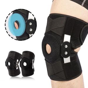 Elleboog knie pads sport brace verstelbare bandbeschermende bandage ondersteuning met zijmetaalstabilisator7740497