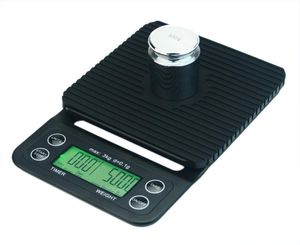 3000G01G Digital Drip Coffee с таймером Multi Balance Kitchen Food Weight Scale Scale 201117