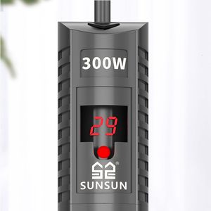 Filtration Heating 220V SUNSUN Aquarium Submersible Heater Fish Tank LCD Display Digital Adjustable Water Heating Rod Constant Temperature Control 221119