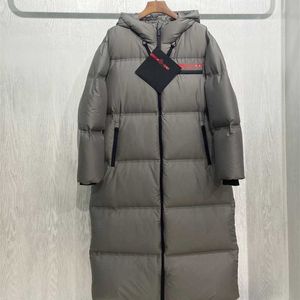 브랜드 재킷 디자이너 P New Parkas 코트 여성을위한 겨울 자켓 S는 두꺼운 흰색 거위 다운 빵 재킷 발목 코트 도매 2023
