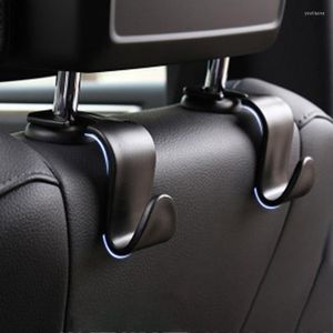 Haken 2 stücke Autositz Zurück Fahrzeug Versteckte Kopfstütze Aufhänger Für Handtasche Einkaufstasche Mantel Lagerung Schwarz Haken Organizer