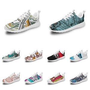 Men Cartoon Custom Women Anime Shoes Animal Sports Design Diy Word Black White Blue Red Colorful Outdoor Mens Trainer Wo S S Ed Ea s