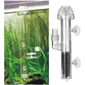 Filtration Heizung HONGYI Acryl-Aquariumoberfläche für Aquarium, Eiweißabschäumer, Ölfilter, Wasserpflanze, Stempel, schwimmender Kopf, Design, Helixform, 221119