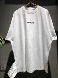 New Vetements T Shirt VTM Luxury Oversized T Shirt Men Men's T-shirts High Quality Foam Print Anarchy Vetements Fashion T-shirt Men Fashion Shirt 399