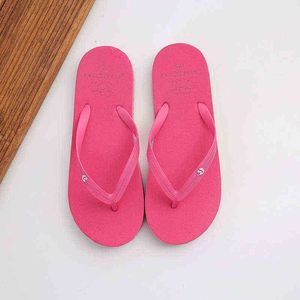 2021 sommer Schuhe Frauen Hausschuhe Flache Hausschuhe Strand Schuhe Badezimmer Slip Auf Schuhe Strumpfhosen Hause Hausschuhe Drop Verschiffen J220716