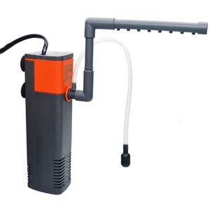 Filtrasyon Isıtma 315W Aquarium Sessiz Dalgıç Su Filtre Pompası Balık tankı Oksijen Hava Pompası Akvaryum Sünger Filtre Balık tankı aksesuarları 220V 221119