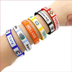 Collectible 2022 World Cup Soccer National Flag Creative Sports Armband Event Giveaway Small Gift Souvenir