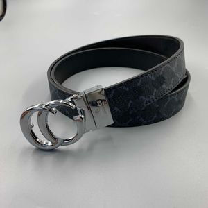Belt Luxury Designer Classic Style Mens cinturões femininas Largura 3,3 cm podem ser cortadas por si mesmo é ótima