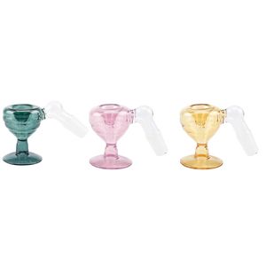 Headshop214 G114 Smoking Pipe Cup Style Bong Bowl 14mm 19mm Male Female Colorful Stand Base Glass Bowls