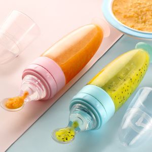 Filiżanki naczynia naczynia naczynia łyżka dla niemowląt podajnik butelek kropel silikonowe łyżki do karmienia lekarstwa dzieci