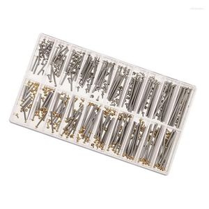Watch Repair Kits 200PC Strap Screws Assortment Tube Friction Pin Clasp For Wristwatch Clock Back Case Accessory10-28Mm