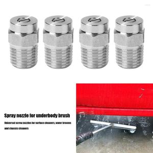 Car Washer 4pcs Pressure Surface Cleaner Nozzle Replacement Thread Type Spray To Water Broom And Undercarriage