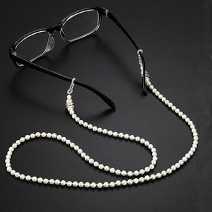 Łańcuchy okularów imitacja Perły Modne okulary łańcucha szyi trzymające okulary przeciwsłoneczne sznur sznurkowy szklanki czytania szklanki akcesoria 221119