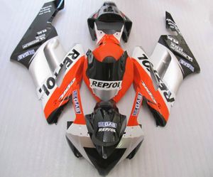 Högklassiga mässor för Honda CBR1000RR 2004 2005 Orange White Black Injection Mold Fairing Kit CBR 1000 RR 04 05 YY561046838