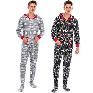 Мужская одежда для сочицы мужчин ночная одежда пара злай лаунж сон носить рождественские пижамы Полиэстер хлопковой хлопок с длинным рукавом зимняя одежда 221118