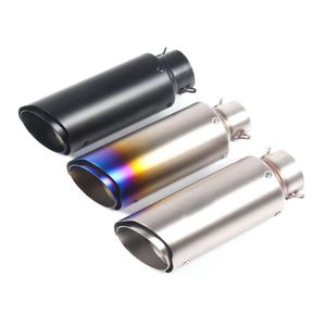 51mm Motorcycle Exhaust Eipe Laser Three Colors Exhaust Double Tail Muffler For Kawasaki Z900 GSXR1000RR 6902586520