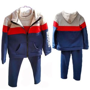 Conjuntos de roupas de 2pcs definidos para 4 anos 6 8 10 12 anos Baby Boy Spring Autumn Clothes Tops Coat Pants Casual Sports Children Boys Roupfits 221118