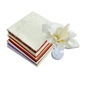 Столовая салфетка лот см Квадратная ткань карманная платка ткань для свадебного украшения вечеринка El Home Supplies