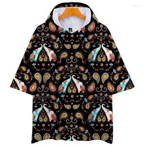 Erkekler Hoodies Fil 3D Külot Kostüm Moda Kadın Kadınlar Hoodie Hoody Üstler Kısa Kollu UNISEX HARAJUKU HOODED SURSÖKLER