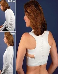 Magnetic Shoulder Support Back Braces Vest Posture Lumbar Sitting Adult Posture Correction Belt Prevent Slouching Adjustable9533401