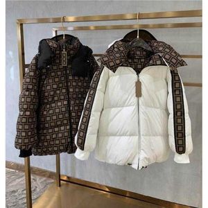 Men's Down & Parkas designer Winter Mens Women Jackets Fashion Reversible Coat with Letters Jacket Casual Windbreaker Warm Top Zipper Thick Outwear TBQ8