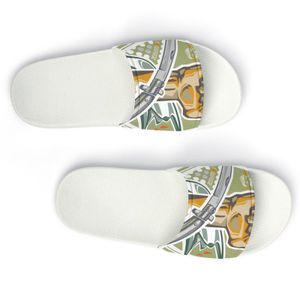 Sapatos personalizados DIY fornecem fotos para aceitar sandálias de chinelos de personalização slide nxkna ajlas mens feminina esporte tamanho 36-45