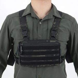 Gilet masculin 1000d Outdoor Tactical Vest Military Sac CS Wargame thory gréement AirSoft Magazine Holster MOLLE SYSTEM MEN NYLON BACKPACK EDC X623D 221119