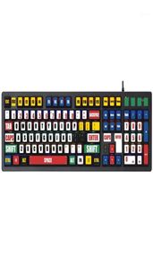 Keyboard Covers Creative Cute Pattern Desktop Keycap Stickers For Computer Mechanical Cover Universal 104 108 Keys