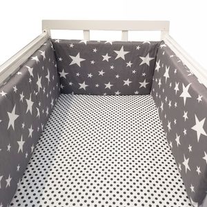 Yatak Rayları 20030cm Bebek Beşik Çit Pamuk Yatak Koruma Korkuluk Kalınlaşmak Tampon Tek Parça Beşik Etrafında Koruyucu Bebek Odası Dekor 221119