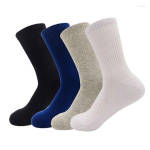 Sports Socks 4 Pairs Men's Cushion Compression Breathable Moisture Cotton Cycling Running Trekking Hiking