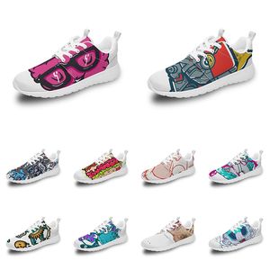 Cartoon Women Anime Shoes Sports Custom Men Animal Design Diy Word Black White Blue Red Colorful Outdoor Mens Trainer Wo S s