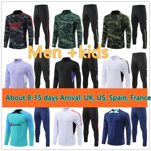 Madrides Bayernes Football Tracksuit Men and kids 22 23 Unitedsoccer training jogging 2022 buzo survetement chandal