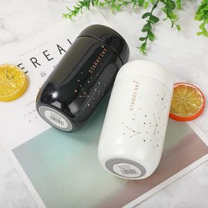 Bottiglie d'acqua Thermos coibentate Tazza sportiva Bottiglia d'acqua Cielo stellato Mini capacità Bevanda a tenuta stagna Tazza da caffè Boccetta sottovuoto in acciaio inossidabile 221118