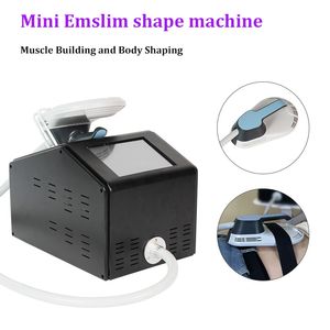 Mini Hiemt Emslim Vücut Heykel Makinesi Yağ Yanan Zayıflama Kas Stimülatörü ABS Kilo vermek için elektromanyetik güzellik ekipmanı