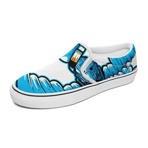 2022 new canvas skate shoes custom hand-painted fashion trend avant-garde men's and women's low-top board shoes S21