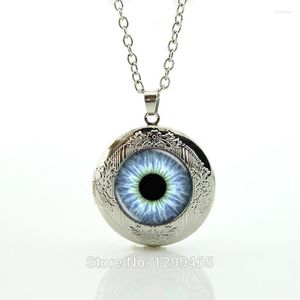 Pendant Necklaces Dragon Eye Necklace Vintage Reptile Locket Punk Gears Camera Lens Picture Jewelry N602