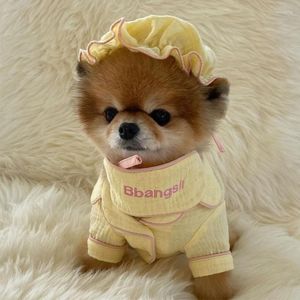 Pijama de cães para cães de vestuário de cachorro Enviar máscara para os olhos Cuteste fofo para filho