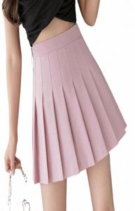 2021women Skirt Fashion High Waist Pleated Sweet Cute Girls Dance Mini Cosplay Preppy Uniform School Short Skirts o8nJ3773102