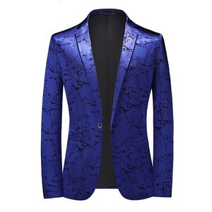 Abiti da uomo Blazer Autunno 11 Colori Giacca a maniche lunghe opzionale Taglia grande M-6XL Colletto monopetto stampato stile quotidiano 221118