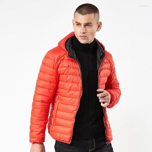 남자 다운 MRMT 2022 브랜드 재킷면 코트 후드 가죽과 코트 수컷 짧은 단색 재킷 외부 ​​착용 의류 의류