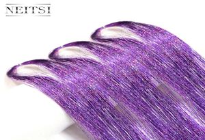Neitsi 35inch léger violet 800Strandspack raide coiffure scintillante scintiller les accessoires de cheveux scintillants pour les femmes fête des femmes cos2625718