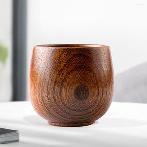 Tassen Untertassen aus Holz, großer Bauch, handgefertigt, natürliches Fichtenholz, Bier, Tee, Kaffee, Milch, Wasser, Tasse, Küche, Bar, Trinkgefäße, Heimdekoration