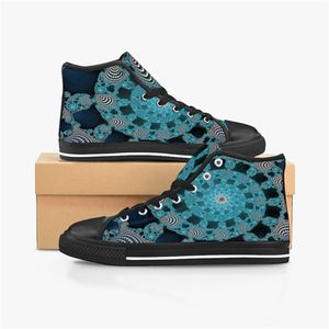 Men Stitch Shoes Custom Sneakers Canvas Women Fashion Black White Mid Cut Breathable Outdoor Walking Jogging Color47