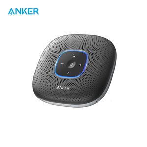 Portabla h￶gtalare Anker PowerConf Bluetooth Speakerphone Conference Talare med 6 mikrofoner Enhanced Voice Pickup 24h samtalstid 221119