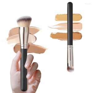 Makeup Brushes 2st Set Professional High-End Foundation concealer Contour Blending Beauty Brush Frosted Wood Hande