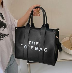 marc new women TOTE BAG letter PU Leather bag handbag diagonal bag